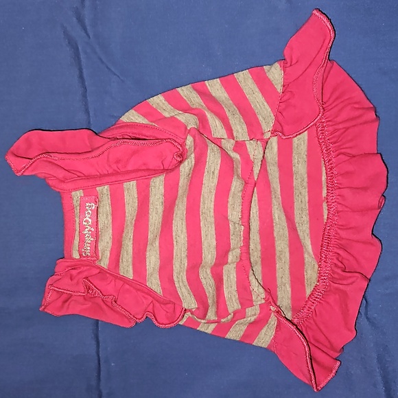 Simplydog XS Pet Apparel Pink Silver Biker Babe Ruffled Cap.. Adorable - Picture 2 of 9